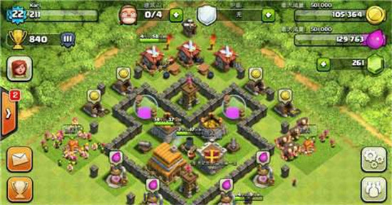 部落冲突 女王以及城堡攻略