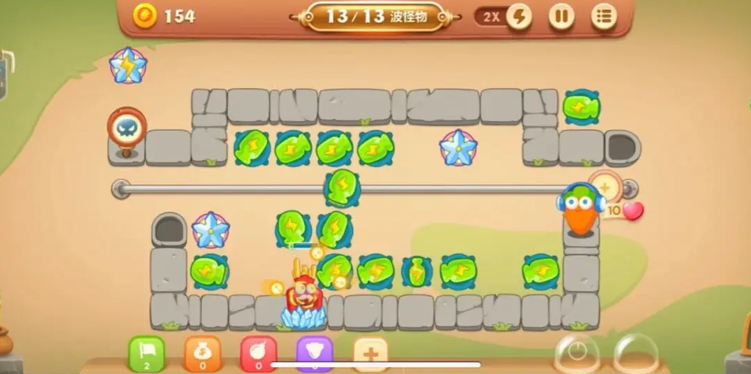 保卫萝卜2游戏攻略,