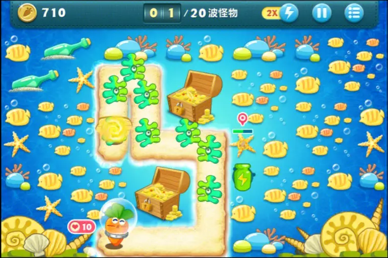 保卫萝卜2 21关攻略,保卫萝卜2第21关怎么过 第21关打法详解