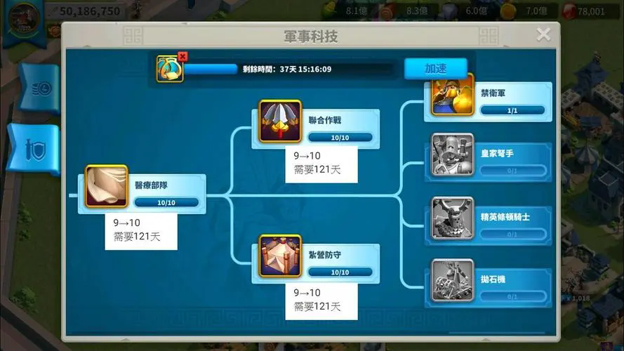 万国觉醒前期可先培养哪几类兵种